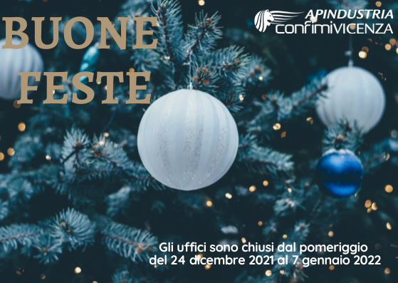 Buone feste 2021 blu