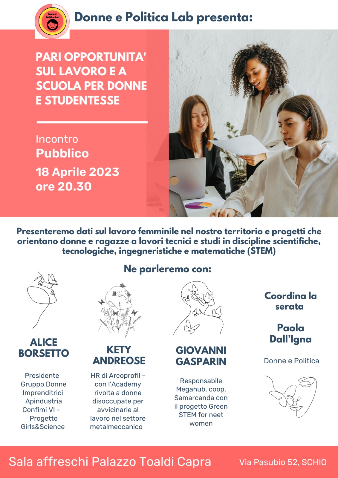 Pari opportunità sul lavoro e a scuola 18042023