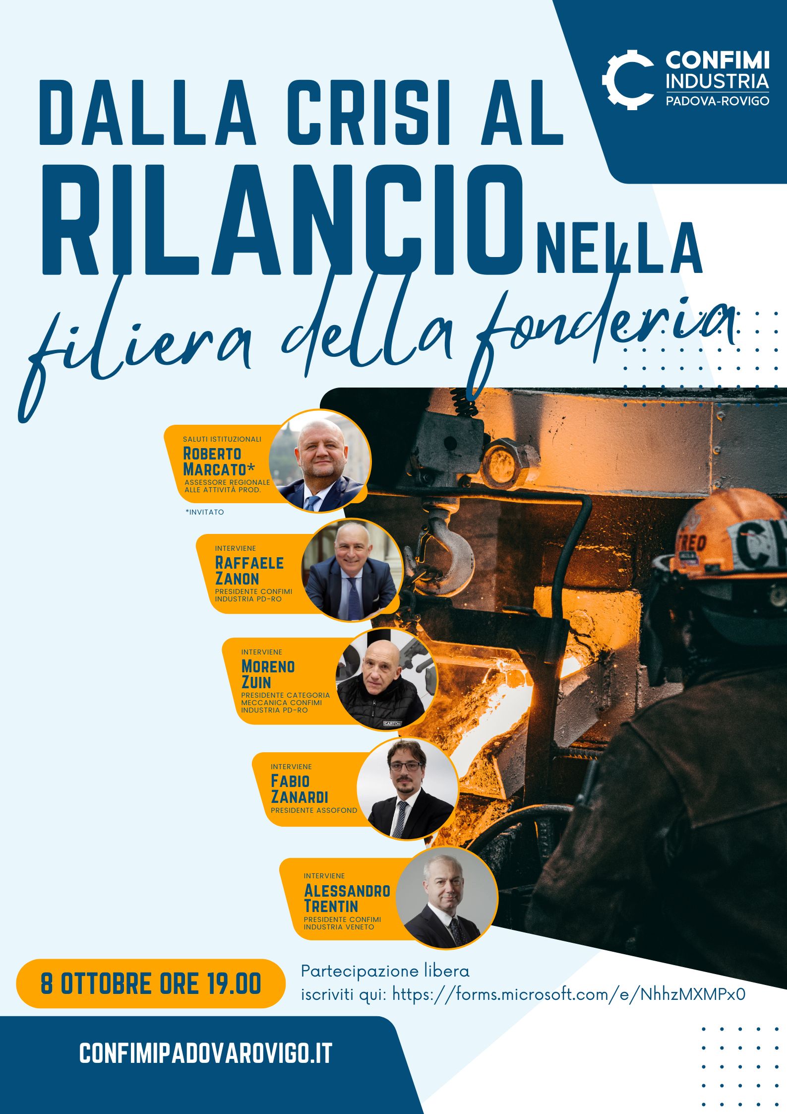 incontro dalla Crisi al Rilancio nella filiera della fonderia