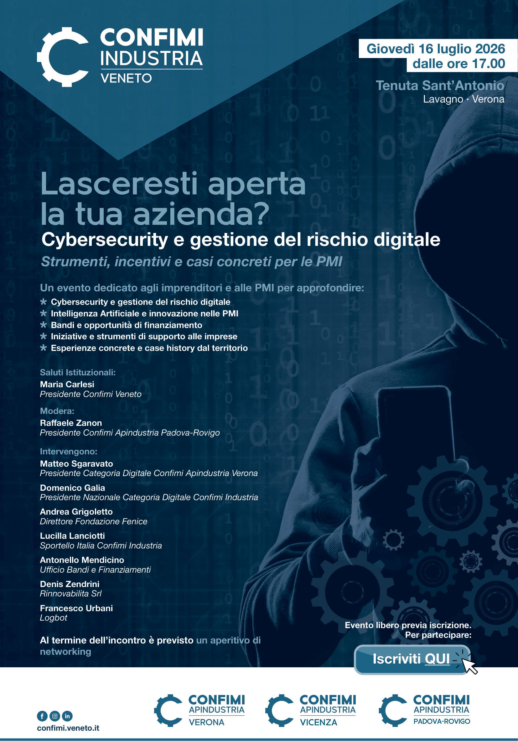 2026 Cybersecurity e gestione del rischio digitale 16 luglio 4 1