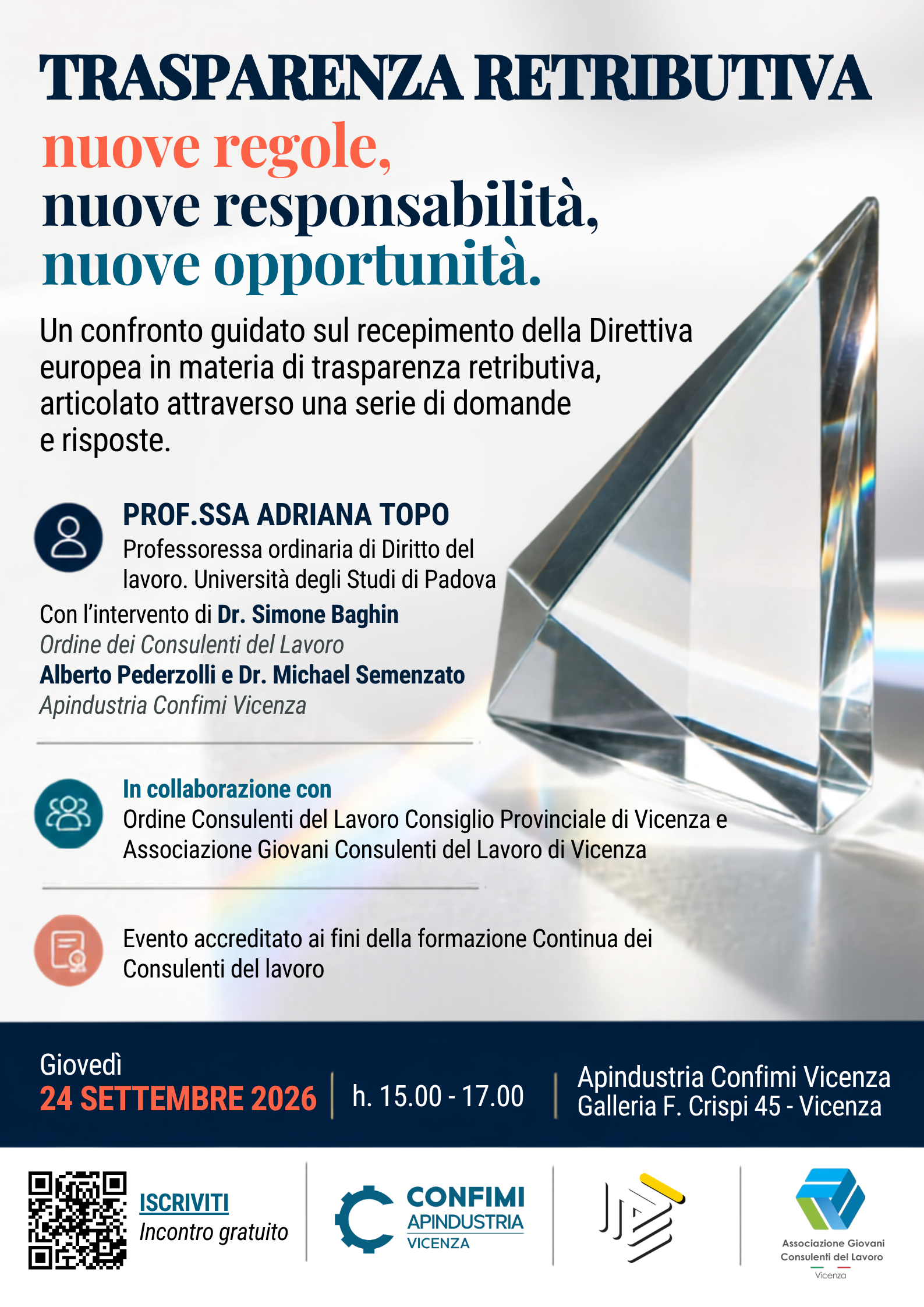 Locandina evento Trasparenza Retributiva 1