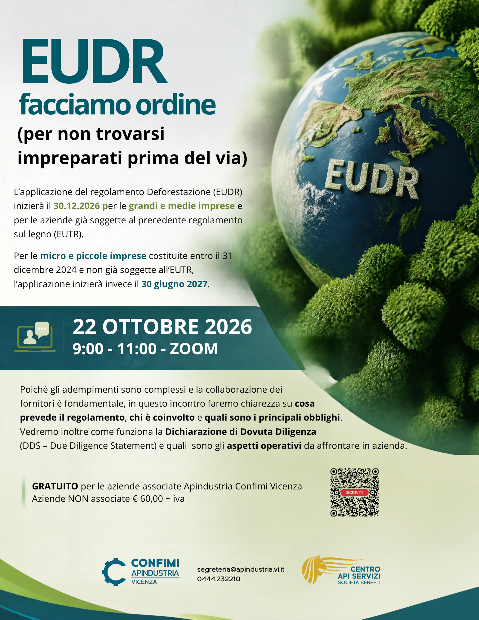Locandina webinar EUDR