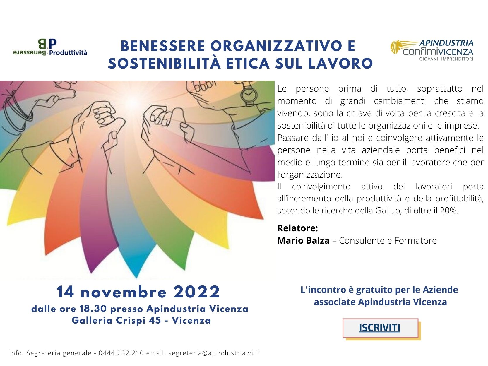 Benessere e Produttività 14 11 22