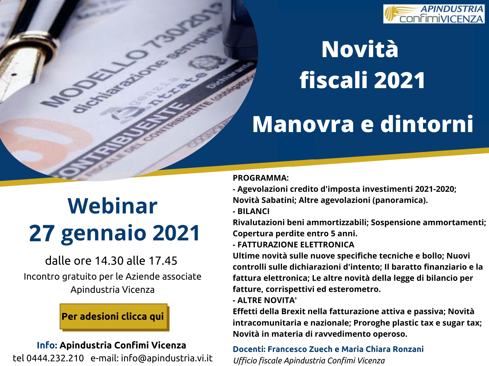 Novità fiscali 2021 27 gennaio