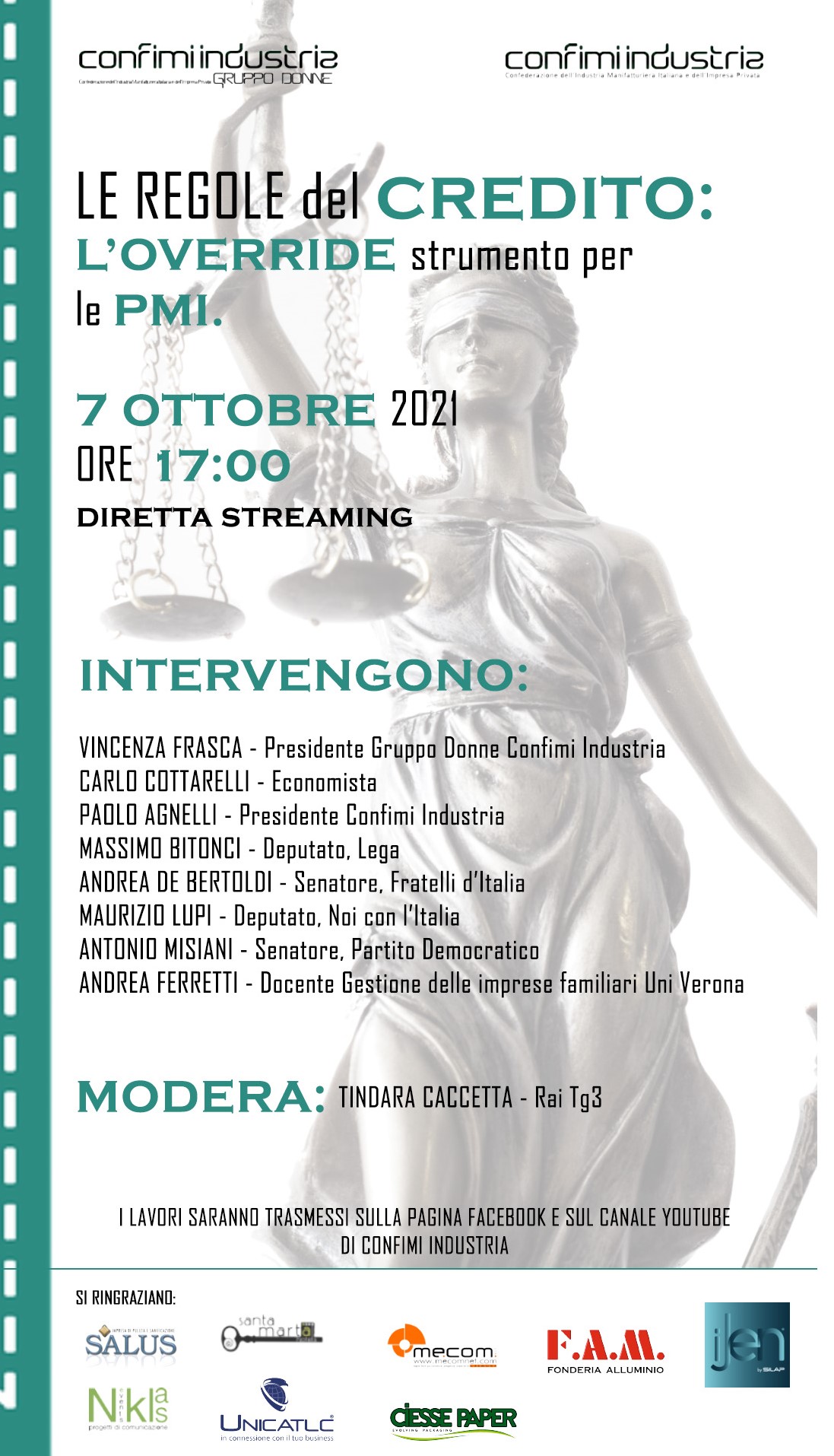 Evento GD Le regole del credito override strumento per le pmi giovedì 7 ottobre ore 17