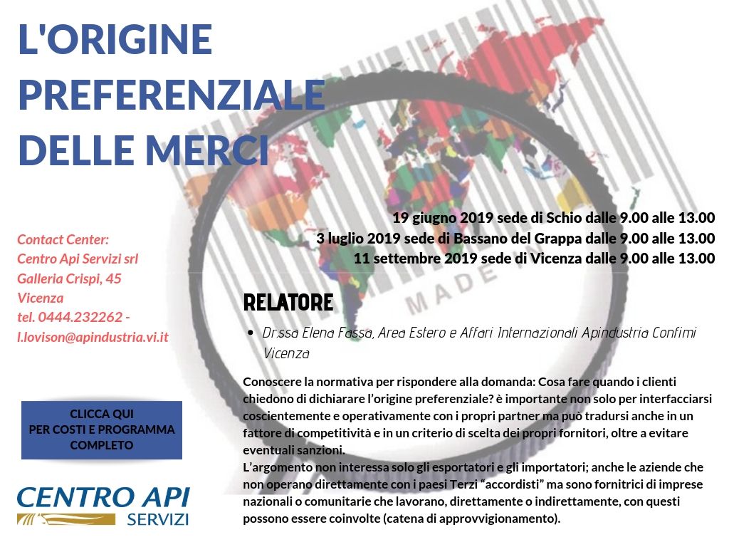 ORIGINE PREFERENZIALE