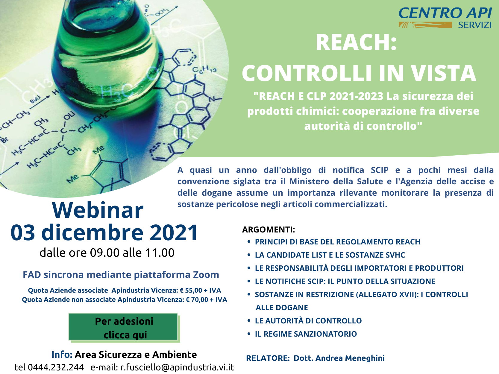 Locandina reach controlli 3dicembre