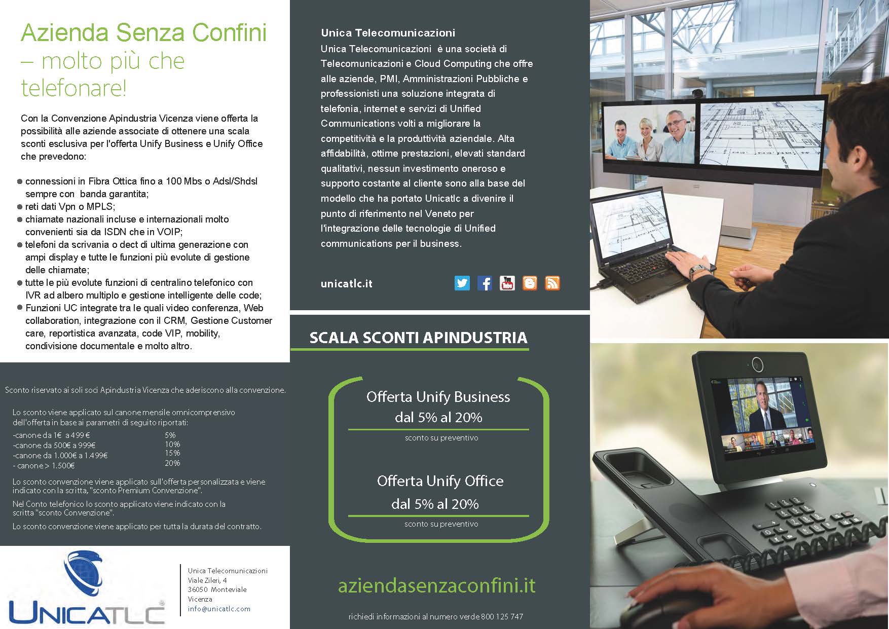 UNICA V1 Flyer convenzione Apindustria Vicenza 2014-2015 rid