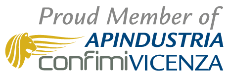 Associato Apindustria Vicenza logo apindustria confimi proud member