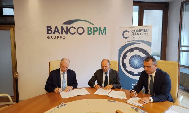 Apindustria Confimi Vicenza – Banco Bpm. Siglato un accordo da 25 milioni di euro a sostegno delle piccole e medie imprese