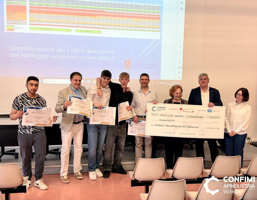 L’Istituto Garbin di Schio si aggiudica la 40° edizione del Premio Meccatronica